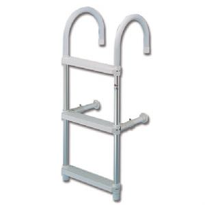Trem Hook-On Aluminium Ladder 4 Step with Top Bend (click for enlarged image)